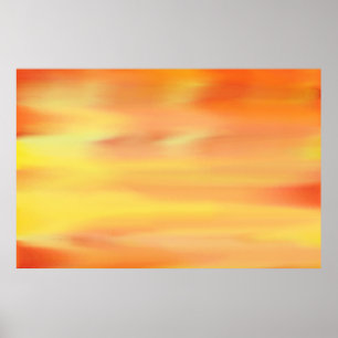 BUNTE HIMMEL-FARBEN-REGENBOGEN-KUNST 3 POSTER