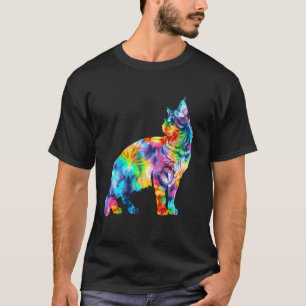 Bunte hübsche Katze Färbung Feline T-Shirt