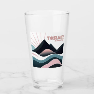 Bunte Hügel des Yosemite-Nationalparks Glas