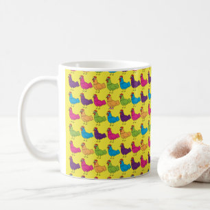 Bunte Huhn-Tasse Tasse