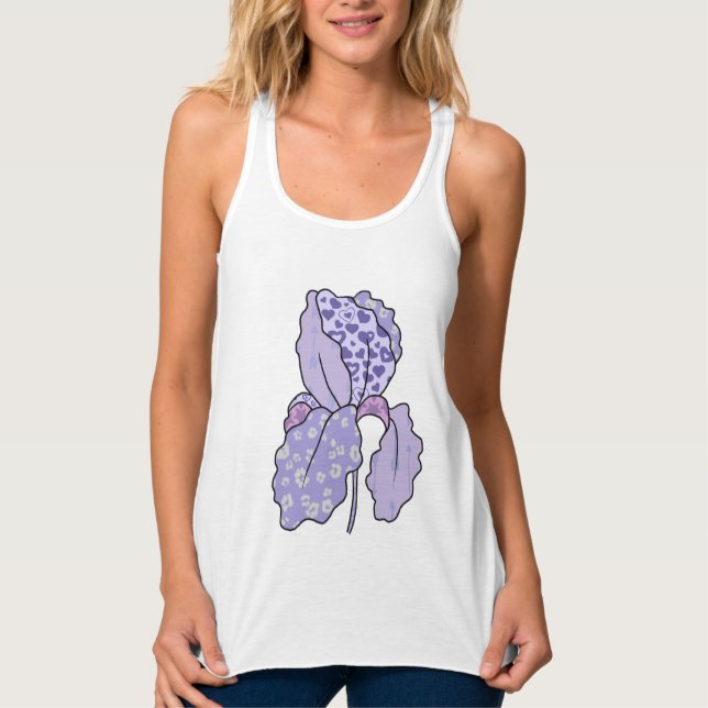 bunte Iris Tank Top (Vorderseite)