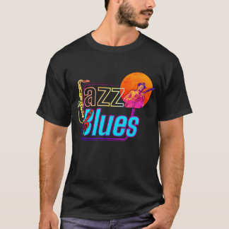 Bunte Jazz- & Blues-Stimmung T-Shirt