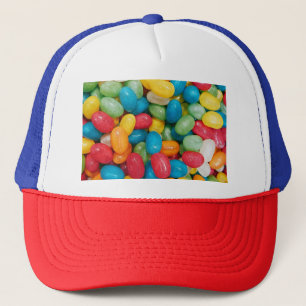 Bunte Jelly Bean Süßigkeiten Truckerkappe