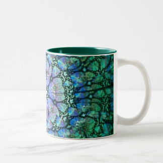 Bunte Kaleidoskop-Tasse #1 Zweifarbige Tasse