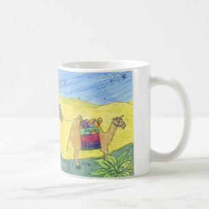 Bunte Kamele Kaffeetasse
