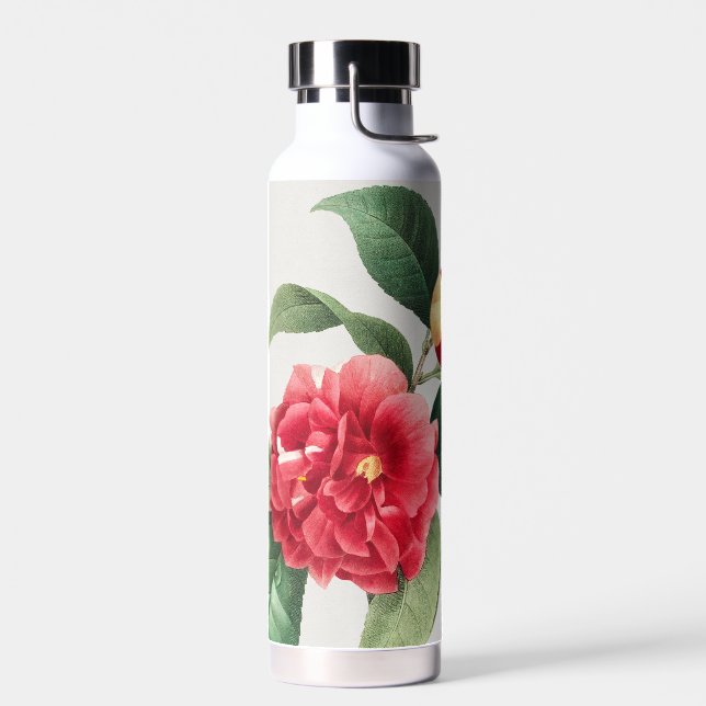 Bunte Kamelie, Pierre-Joseph Redouté, 1833 Trinkflasche (Links)