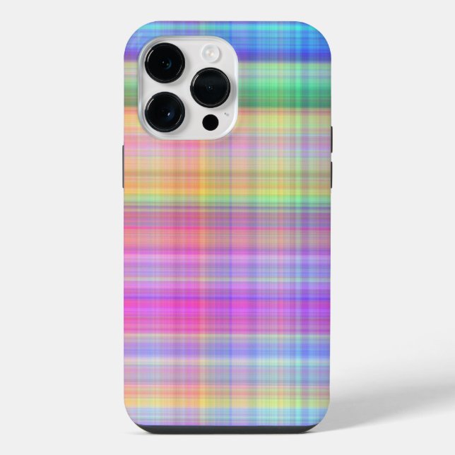 BUNTE KAROMUSTER iPhone HÜLLE (Rückseite)