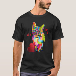 Bunte Kätzchen Für Katze Katzenpapa Katzenmama 3 T-Shirt