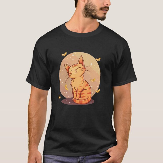 Bunte Katze I Kinder Katze T-Shirt (Vorderseite)