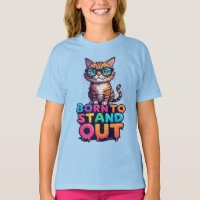Bunte Katze mit Sonnenbrille