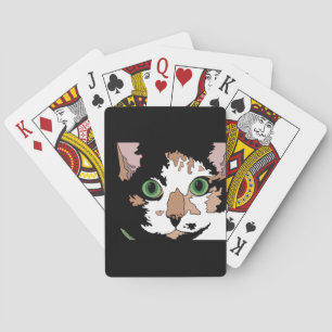 Bunte Katze Spielkarten