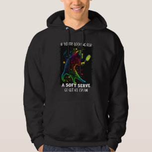 Bunte Katze spielt Pickleball Cute Pickleball Ca Hoodie