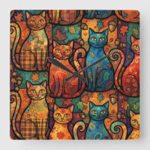 Bunte Katzen