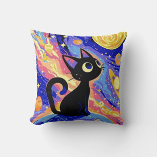 Bunte Katzenkunst-Wurfkissen Kissen