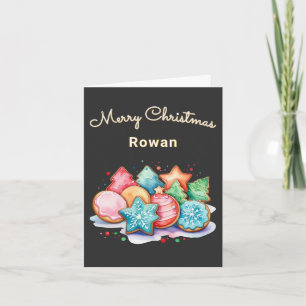 Bunte Kekse Personalisierte Weihnachten