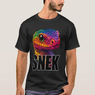 Bunte Klapperschlange Schlangenliebhaber Lustig Sc T-Shirt