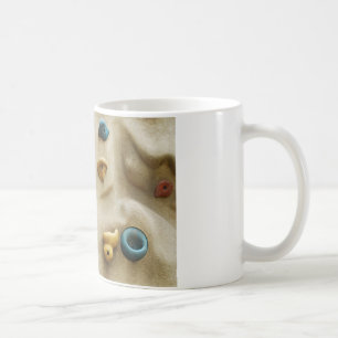 Bunte kletternde Wand-Felsen Kaffeetasse