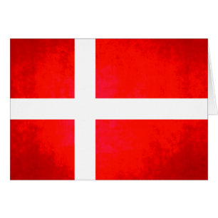 Bunte Kontrast-Dänische-Flagge