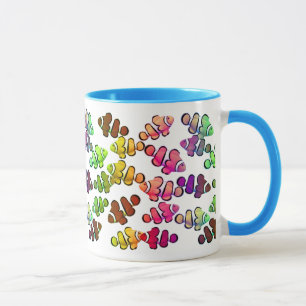 Bunte Korallenriff Clownfish Tasse