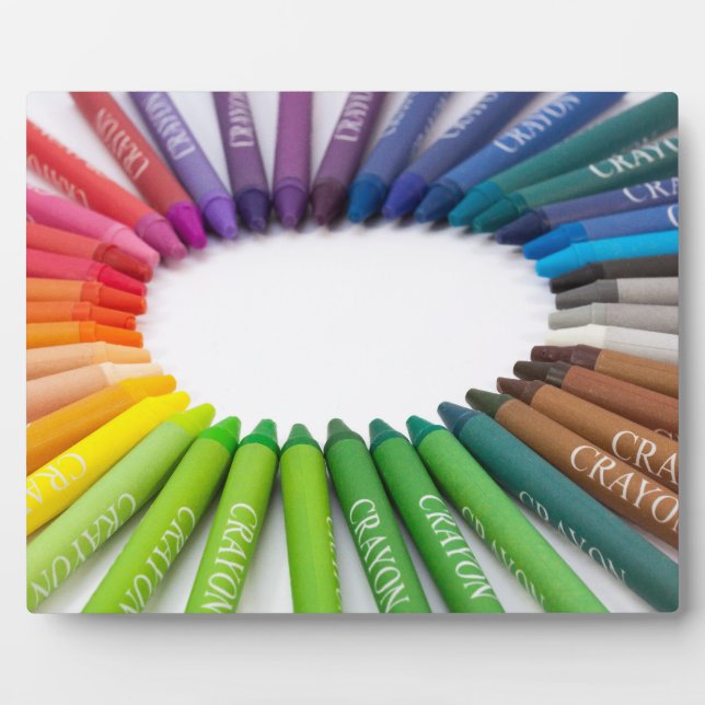 Bunte Kreidekrebse Fotoplatte (Vorderseite)
