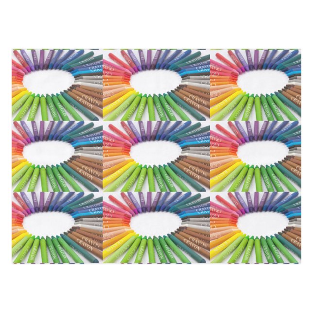 Bunte Kreidekrebse Tischdecke (Vorderseite (Horizontal))