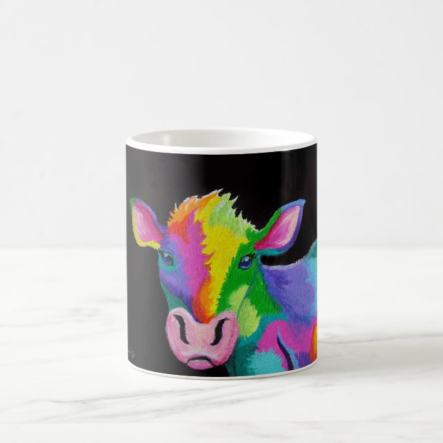 Bunte Kuh Tasse (Mittel)