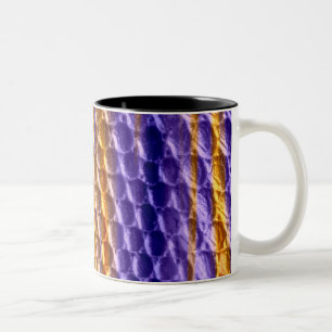 Bunte Kunst grafisch gestalten Zweifarbige Tasse