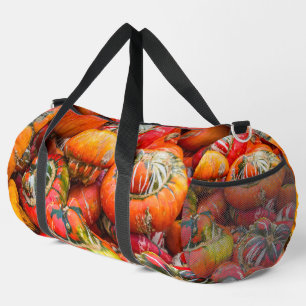 Bunte Kürbis Duffle Bag