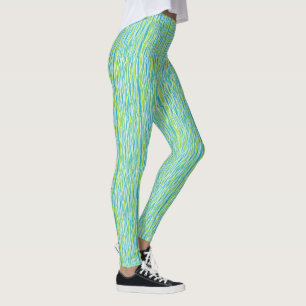 Bunte Leggings mit Spandex für Tummy Control