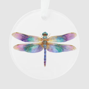 Bunte Libelle – Irisierende Naturkunst Ornament