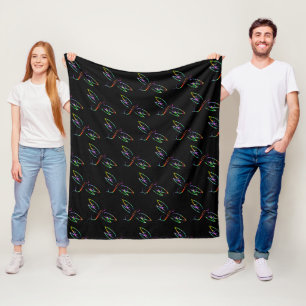 Bunte Libellen Fleece-Decke Fleecedecke
