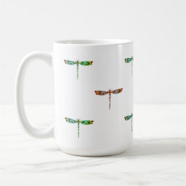 Bunte Libellen-Tasse Kaffeetasse