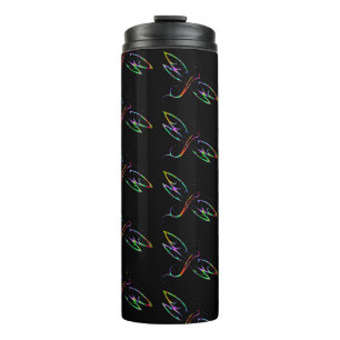 Bunte Libellen Thermo-Tumbler Thermosbecher