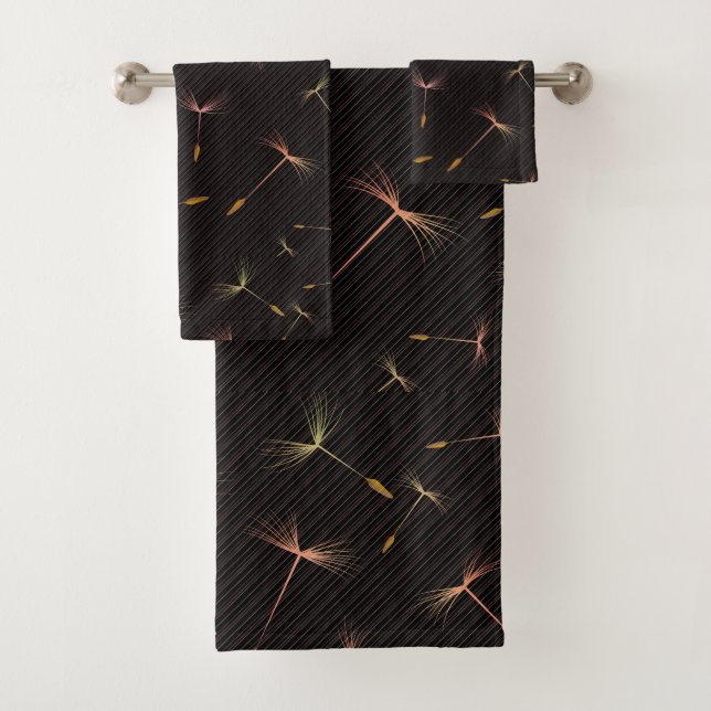 Bunte Löwenzahn Badhandtuch Set (Insitu)