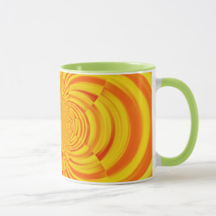 BUNTE MALEREGENBOGEN-SWIRL TASSE