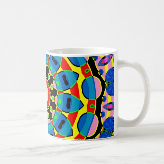 Bunte Mandala Tasse (Rechts)