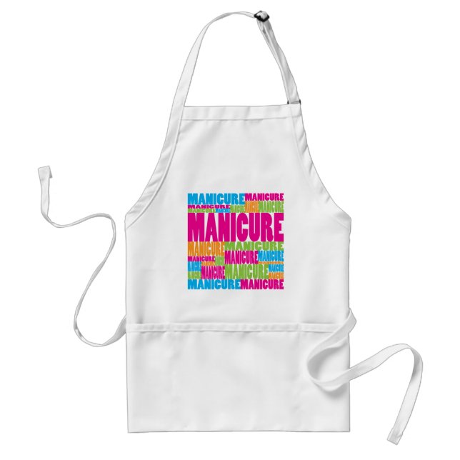 Bunte Maniküre Schürze (Vorne)
