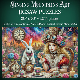 Bunte Märchen-Teestunde Alice im Wunderland Puzzle