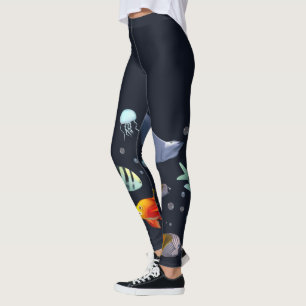 Bunte Marinegeschöpfe Leggings