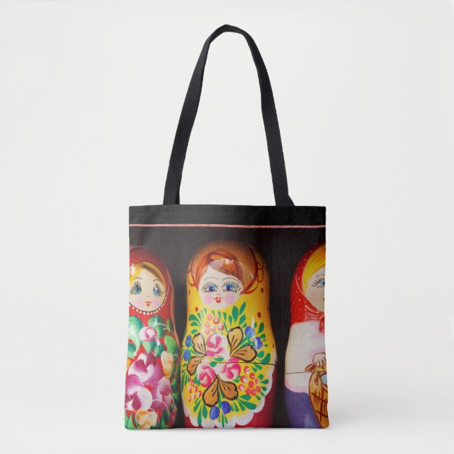 Bunte Matryoshka Puppen (Vorderseite)