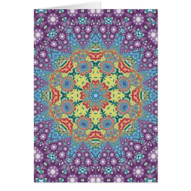 Bunte Meditations-Mandala (Vorne)