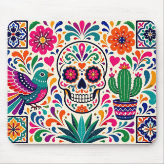 Bunte mexikanische Volkskunst-Mauspad Mousepad