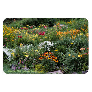 Bunte mittlere Sommer-Gärten! Magnet