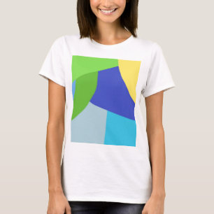 bunte moderne abstrakte Kunst T-Shirt