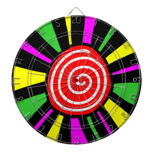 Bunte moderne Dartscheibe