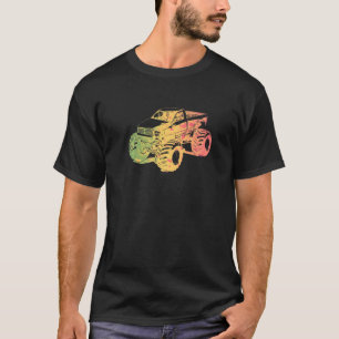 Bunte Monster-Truck-Kunst T-Shirt