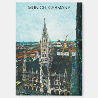 Bunte Münchner Ölfarbe