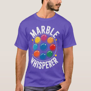 Bunte Murmeln Design für Sammler Vintage Spiel T-Shirt