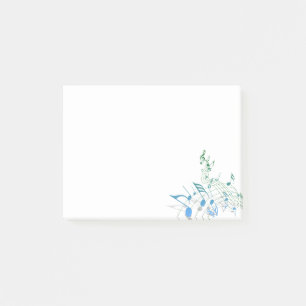 Bunte musikalische Anmerkungen des Musikfreund- Post-it Klebezettel