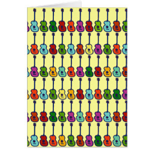 bunte Musikinstrumente